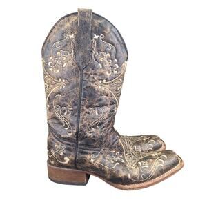 Circle G Corral Women's Boots Embroidery Western Cowboy Cowgirl Size 8 l5078